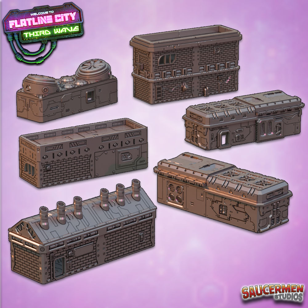Flatline City: Third Wave - Side-to-Side Buildings